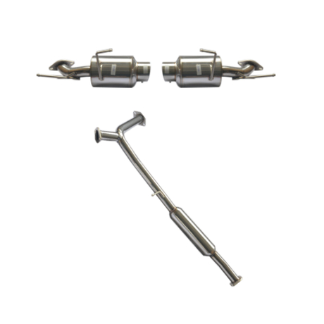 03-07 350Z 4 '' Наконечник планки с 2,5 '' полированной системой выпуска отработавших газов из нержавеющей стали 201