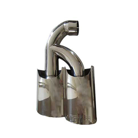 Porsche Cayenne 08 Автомобильная выхлопная труба