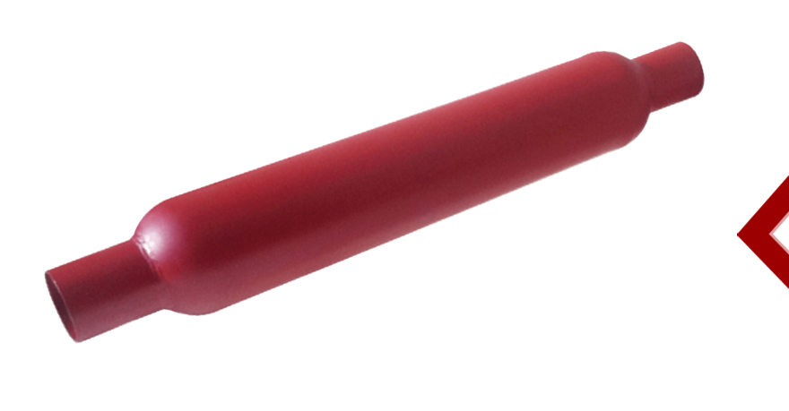 КРАСНЫЙ Окрашенный выхлопной глушитель