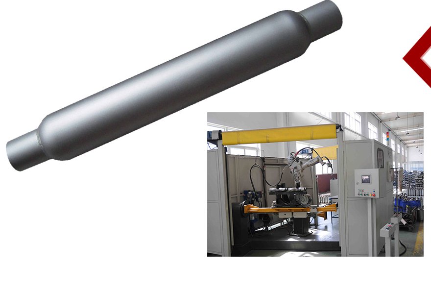 СЕРЕБРЯНЫЙ Окрашенный глушитель