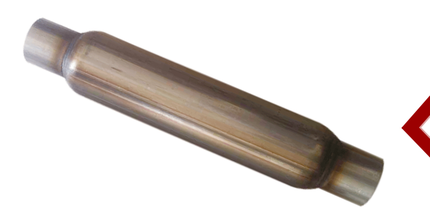 СЕРЕБРЯНЫЙ Окрашенный глушитель