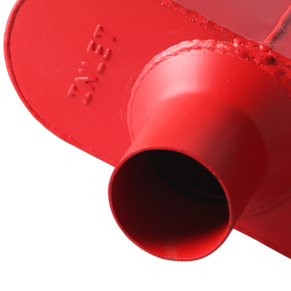 Высококачественный алюминиевый глушитель Flowmaste с красной краской