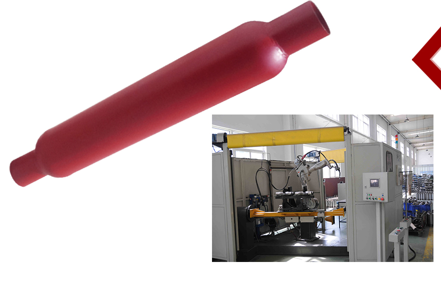 КРАСНЫЙ Окрашенный выхлопной глушитель